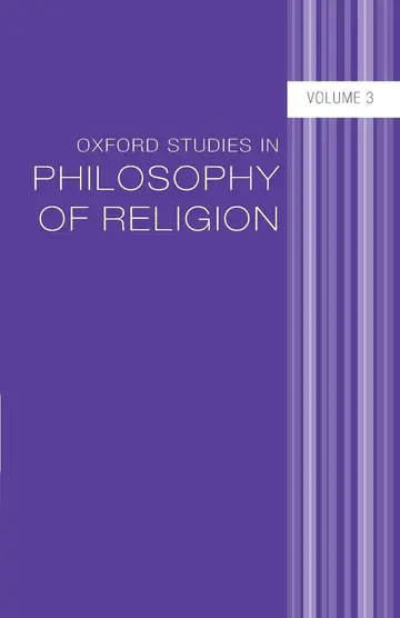 Cover of Oxford Studies in Philosophy of Religion (3)
