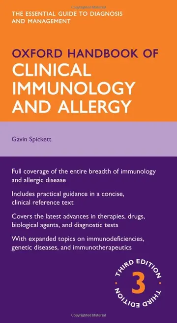 Cover of Oxford Handbook of Clinical Immunology and Allergy