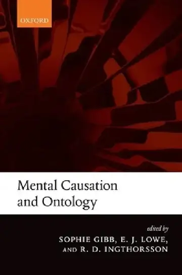 Cover of Mental Causation and Ontology