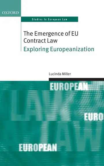 Cover of The Emergence of EU Contract Law
