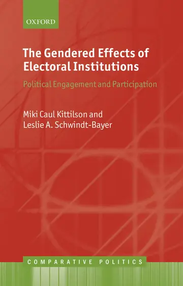 Cover of The Gendered Effects of Electoral Institutions