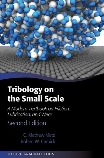 Cover of Tribology on the Small Scale
