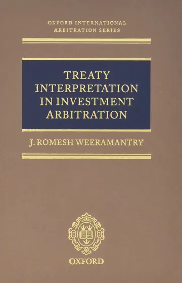Cover of Treaty Interpretation in Investment Arbitration