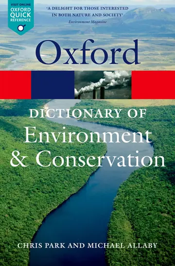Cover of A Dictionary of Environment and Conservation