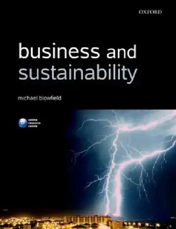 Cover of Business and Sustainability