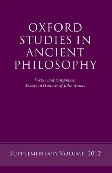 Cover of Virtue and Happiness