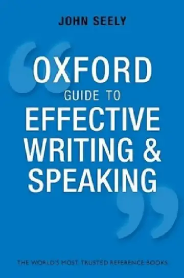 Cover of Oxford Guide to Effective Writing and Speaking