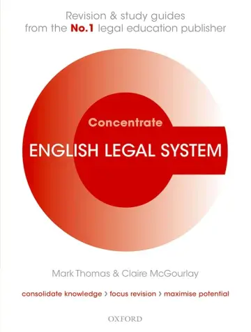 Cover of English Legal System Concentrate