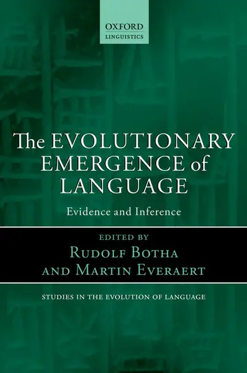 Cover of The Evolutionary Emergence of Language