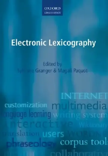 Cover of Electronic Lexicography