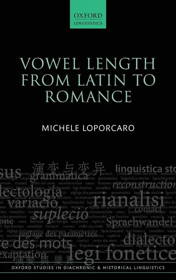 Cover of Vowel Length from Latin to Romance
