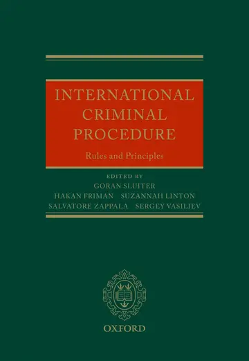 Cover of International Criminal Procedure