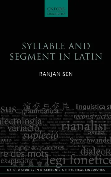 Cover of Syllable and Segment in Latin