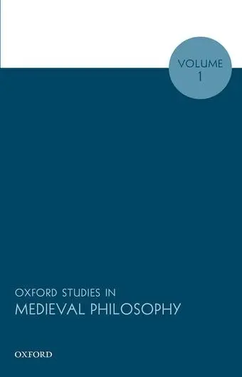 Cover of Oxford Studies in Medieval Philosophy