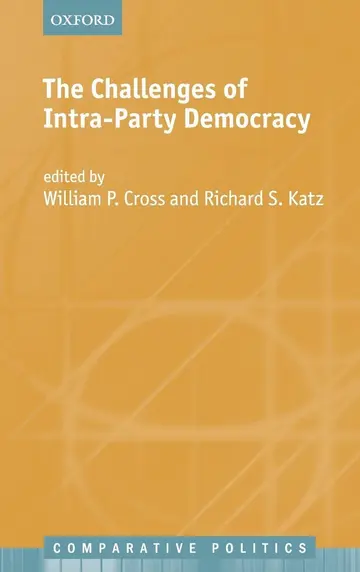 Cover of The Challenges of Intra-Party Democracy