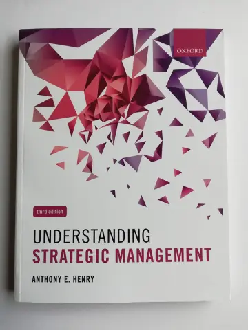 Cover of Understanding Strategic Management