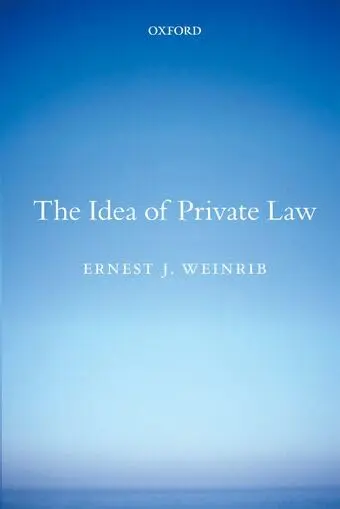 Cover of The Idea of Private Law