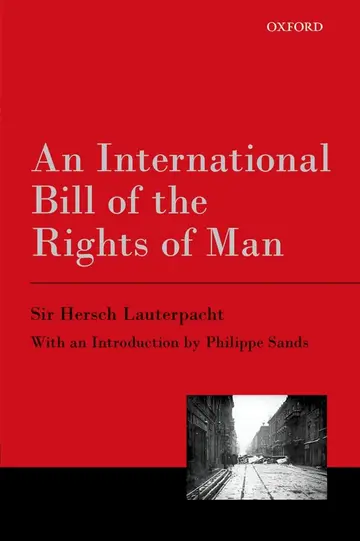 Cover of An International Bill of the Rights of Man