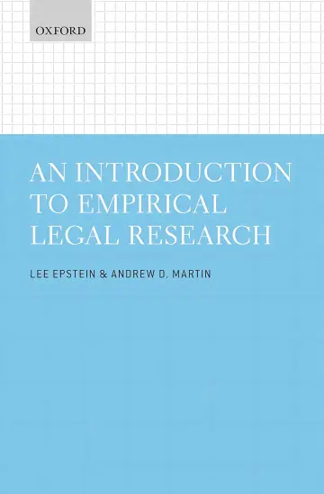 Cover of An Introduction to Empirical Legal Research