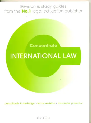Cover of International Law Concentrate