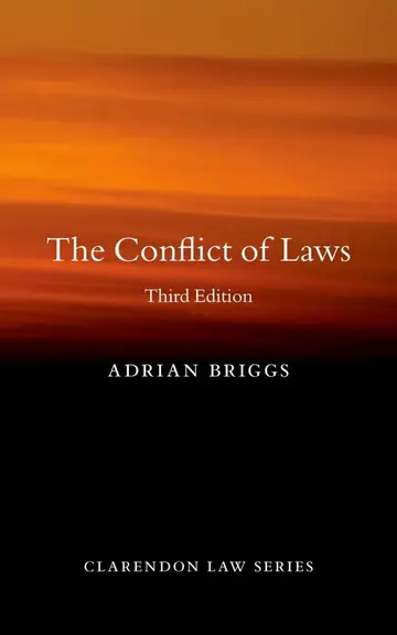 Cover of The Conflict of Laws