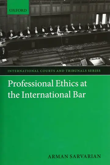 Cover of Professional Ethics at the International Bar
