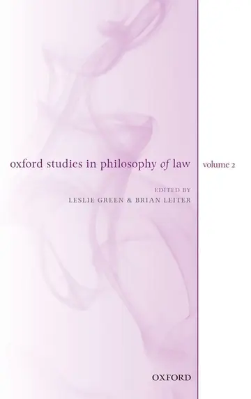 Cover of Oxford Studies in Philosophy of Law