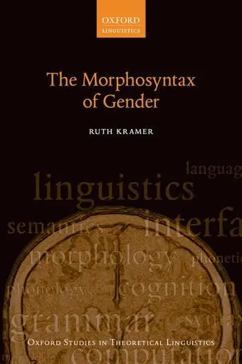 Cover of The Morphosyntax of Gender