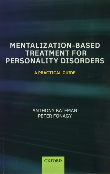 Cover of Mentalization-Based Treatment for Personality Disorders