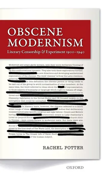 Cover of Obscene Modernism