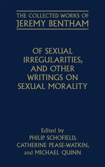 Cover of Of Sexual Irregularities, and Other Writings on Sexual Morality