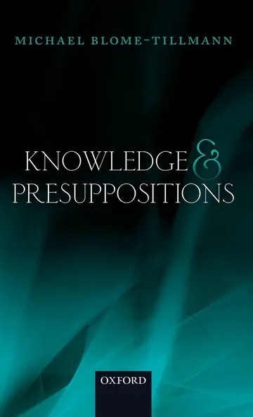 Cover of Knowledge and Presuppositions