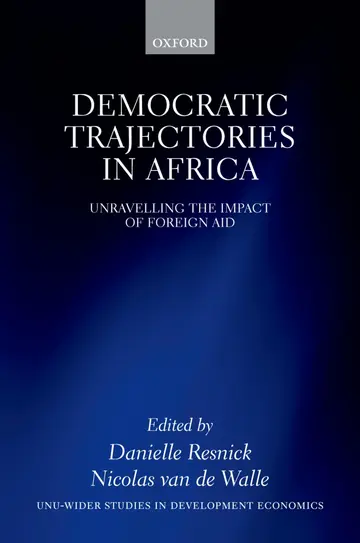 Cover of Democratic Trajectories in Africa