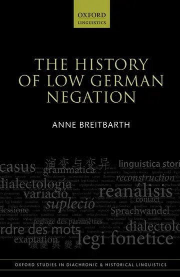 Cover of The History of Low German Negation