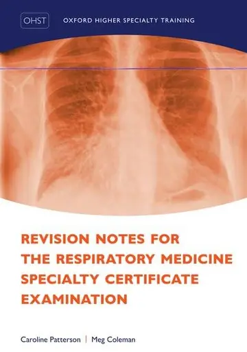 Cover of Revision Notes for the Respiratory Medicine Specialty Certificate Examination