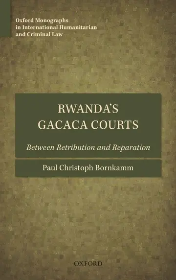 Cover of Rwanda's Gacaca Courts