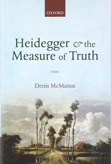 Cover of Heidegger and the Measure of Truth