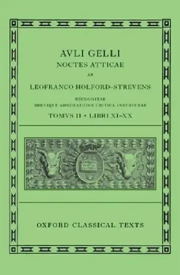 Cover of Aulus Gellius