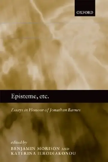 Cover of Episteme, Etc.