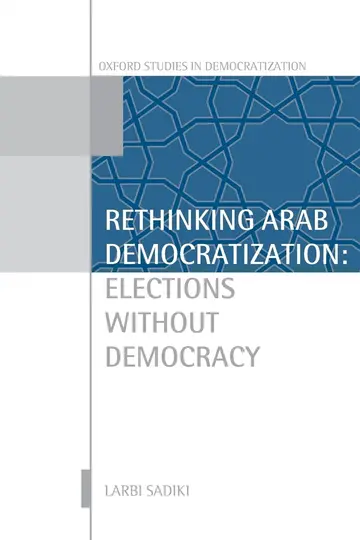 Cover of Rethinking Arab Democratization