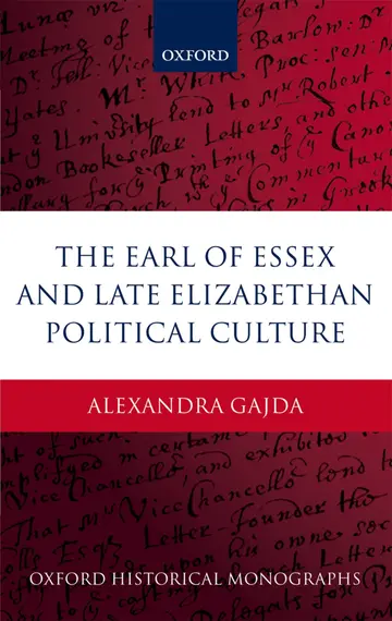 Cover of The Earl of Essex and Late Elizabethan Political Culture