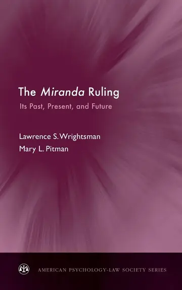 Cover of The Miranda Ruling