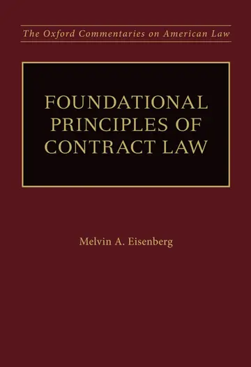 Cover of Foundational Principles of Contract Law