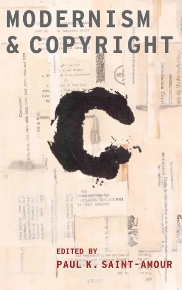 Cover of Modernism and Copyright