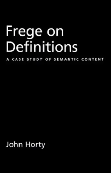 Cover of Frege on Definitions