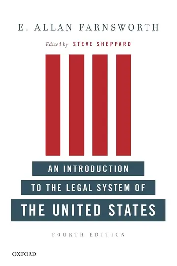Cover of An Introduction to the Legal System of the United States