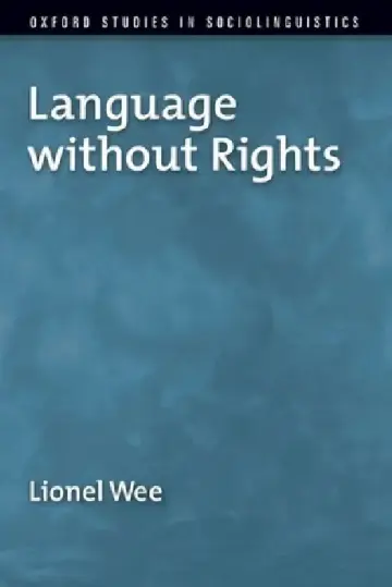Cover of Language Without Rights