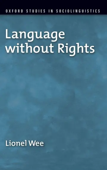 Cover of Language Without Rights