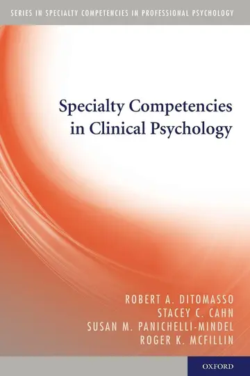Cover of Specialty Competencies in Clinical Psychology