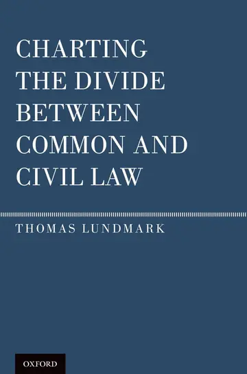 Cover of Charting the Divide Between Common and Civil Law